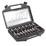 Trend 15-teiliges Fräser-Starter-Set, 1/2 Zoll Schaft, Hartmetallbestückt, Mit Aufbewahrungskoffer, SET/SS9X1/2TC
