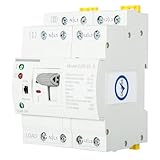 DEWIN Automatischer Transferschalter, ATS G2R 4P 63A DIN-Schiene Dual Power Automatischer Transferschalter Elektrische Wahlschalter 220V