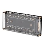 10-Wege-5-V-RGB-Splitter-Hub, ARGB-Hub 10-Port, RGB-Lüfter-Hub 10-Wege mit Acrylgehäuse, Motherboard-Kabel, Netzteil, Universelle Standard-5-V-3-PIN-ARGB-Schnittstelle