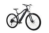 ProTour E-Bike für Herren Damen, Elektrofahrrad Pedelec E-Mountainbike M920, 27,5 Zoll, 250W Heckmotor, 36V/13Ah Akku, 9-Gang Shimano Kettenschaltung, 25 km/h Reichweite 50-92 km, Aluminium leicht