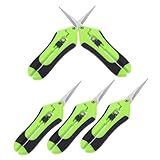 GARIOUANS 5 Stück Teiliges Gartenscheren mit Ergonomischem Kunststoffgriff Robuste und Scharfe Veredelungsschere für Präzises Schneiden von Blumen Trieben und Kleinen Bäumen im Garten