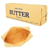 Mäppchen ästhetisch, lustiges Buttersticks Soft Federmäppchen mit Reißverschluss für Teenager Mädchen Jungen Frauen Männer Erwachsene, federmappe College Schulsachen, federtasche zurück zur Schule Ess