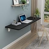 Wandmontierter, faltbarer schwebender Tisch, platzsparendes Design für kleine Räume, ideal für Zuhause, Büro, Schlafzimmer, Küche, Computertisch, Esstisch, vielseitig und funktional