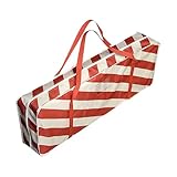 Aufbewahrungstasche für Weihnachtsverpackungspapier, Weihnachts-Organizer für Geschenkpapier und Geschenktüten, langlebige Aufbewahrungstasche aus PE mit Taschen für Zubehör