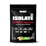 Weider Isolate Whey 100CFM (420g) Pistaziengeschmack, 25g Protein 100% Isolat Whey von Isolac® /Portion, mit Verdauungsenzymen Digezyme®, ohne Zuckerzusatz, ohne Aspartam, fettarm, 14 Portionen