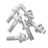 LOORGVEL 6 Stück Teiliges Kupfer Batterie Seitenmontage Schrauben Seitenpfosten für Motorrad Autobatterie Hochbelastbare Kupferbolzen für Langlebige Einfache Installation und Leistung