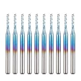 10 Stück Maisfräser Set 0 8 Mm Bis 3 175 Mm Für Blaue Beschichtungsmaschine Fräser Ende