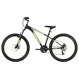 TALCUS Home Möbel Mountainbike 21 Gang 27,5 Zoll Rad 38 cm Größe Schwarz