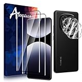 Anoowkoa 2+2 Pack für 14 Pro Displayschutzfolie und Kameraobjektivschutz Guard Panzerglasfolie, Anti-Fingerabdrücke Schutzfolie