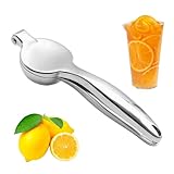 Manuelle Zitronenpresse – Obstpresse aus Edelstahl für die Küche | Mehrzweck-Handpresse für Zuckerrohr, Limonade, Cocktails, Outdoor-Einsatz bei Camping, Strandpartys, - und Getränkevorbereitung