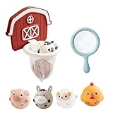 Badespielzeug für Kinder, interaktives Spiel mit Wasser, Basketballreifen für die Badewanne für Kinder, für Reisen, Pool, Strand und Zuhause