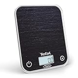 Tefal Optiss BC50D2V0 Elektronische Küchenwaage, beleuchtetes Display, kratzfest, Kapazität 5 kg, Schiefergrau