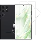 Wondoner 2 Stück Schutzfolie für S23 Ultra Panzerglas, Displayschutz für Samsung Galaxy S23 Ultra 5G Schutzglas, Weiche TPU Screen Protector Folie, Sicherheitsglas Panzerfolie, Kratzschutz