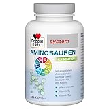 Doppelherz system AMINOSÄUREN ESSENTIELL – Plus Vitamin B6 und Vitamin B12 für den Stoffwechsel – 120 Kapseln