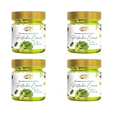 Sahha Natural Pistachio Cream, Glutenfrei, Farbstofffrei Vegan und nahrhaft 30% Pistazie 200g Leckere, gesunde und nahrhafte Frühstücks-Pistaziencreme (4 Packs, 800g)
