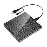 Mllepjdh USB 3.0 Extern Mit Port Hubs Und Kartenleser 5 Gbit/s Schnelle Übertragung Plug & Play Für PC/Laptop/Desktop Stoßfestes Gehäuse Für Externe Brenner
