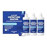Healthcare by Amazon All-In-One Lösung für weiche Kontaktlinsen, 360ml, 3er-Pack, (zuvor Healthcare by Amazon) – Verpackung kann variieren)