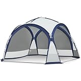 Kuppelpavillon, Outdoor, tragbar, Camping, Event, Unterschlupf, Zelt für 6–8 Personen, wasserdicht 2000 mm, LSF 50+ UV-Sonnenschutz