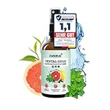 noms+ TESTURTEIL SEHR GUT 01/25 Dental-Spray für Hunde & Katzen Jahresvorrat, Spray entfernt Zahnbelag 100% natürlich, gegen Zahnstein, Mundgeruch, Plaque zur Zahnreinigung & Zahnsteinentfernung