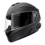 Sena Outrush R Bluetooth Klapphelm mit Intercomsystem (Schwarz, L)