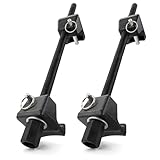 HASKYY Federspanner Federbeinspanner Satz 380mm Universal Spannweite mit Sicherheits Pins für KFZ PKW-Bereich Tieferlegung Stossdämpfer Montagespanner Tuning