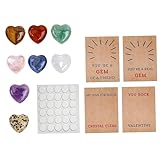 predolo Liebevolle Grußkarte zum Valentinstag, funkelnde Herzsteine für besondere Anlässe
