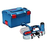 Bosch Professional 18V System Akku Bandsäge GCB 18V-63 (inkl. 1 Bandsägeblätter, ohne Akku/ Ladegerät, L-BOXX)