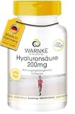 Hyaluronsäure 200mg - 60 Kapseln - hochdosiert - vegan | Warnke Vitalstoffe - Deutsche Apothekenqualität