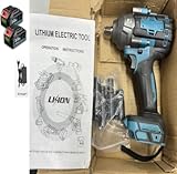 Yofidra 1/2' Akuu Drehschlagschrauber, Akku Schlagschrauber 1100N.m