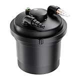 SunSun CPF-280 Druckteichfilter 9000 l/h / 11 W UVC Einheit, Teichdruckfilter für Teiche bis 8000 Liter, Teichklärer, Filteranlage