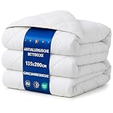 Amazinggirl Bettdecke 135x200 Ganzjahresbettdecke – Weiche atmungsaktive Steppbettdecke für Allergiker, kuschelige Decke mit Füllung, Oeko-Tex Zertifiziert