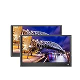 Fernseher Auto, 4 + 64 GB Kopfstützenanzeige IPS-Touchscreen 13,3-Zoll-Auto-Rücksitz-TV-Monitor 1080P-Video-Tablet-Multimedia-Film-Player(332 Black 13 inch 2)