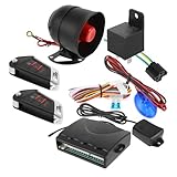 Zerodeko 1 Set Fernstart Diebstahlschutz Schlüsselverriegelung Starter Alarm Kit Autos Automotive Wegfahrsperre Auto Remote Engine Start Kunststoff