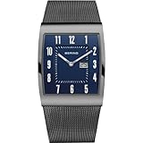 BERING Herren Uhr Funk Movement - Radio Controlled Collection mit Edelstahl und Saphirglas 52033-227 - 3 ATM