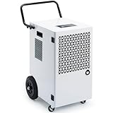 Megonia 120 L/Tag Elektrischer Luftentfeuchter Raumentfeuchter für Keller: Leistungsstarkes Entfeuchtungsgerät Groß mit 7L Wassertank 24-Stunden-Timer für Badezimmer und Räume bis 300m³/600 m³