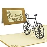 Fahrrad Pop Up Karte, Sammelkarte, Fahrradgutschein, Fahrradtour, 3D Pop-Up-Karte, Gutschein Fahrrad, T05