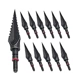biubiusot 12er 125 Grains Pfeilspitzen Bogenschießen Traditionell Bogenpfeile Armbrustpfeile Armbrust Bolzen