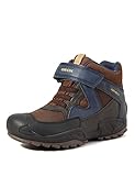 Geox Jungen J New Savage Boy B A Schuhe, Brown Navy, 36 EU
