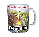 online-hut® Porzellan Tasse zum selber individuell Gestalten/Personalisierbar mit eigenem Foto, Text und Schrift/Fototasse/Werbetasse/zum bedrucken/Motivtasse/Firmentasse/mit Logo