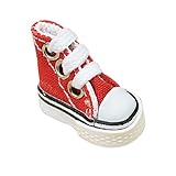Generisch Mini-Finger-Skateboard-Schuhe,3,5 cm süße kleine Schuhe für Finger Breakdance Fingerboard Scooter | Puppe Miniatur Canvas Sneaker Spielzeug Zubehör