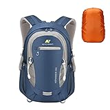 LOCAL LION Wanderrucksack Rucksack 20L mit Regenschutz Fahrradrucksack Reiserucksack Daypack für Damen und Herren wasserdicht zum Wandern Bergsteigen Reisen