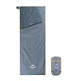 Naturehike Schlafsack Ultraleicht Mini Kleines Ultraleicht 760g für 3 Jahreszeiten mit 205 x 85cm zum Wandern Rucksackreisen Camping bei ca. 15°C Verwenden