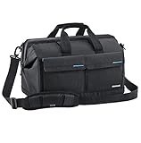 CULLMANN - 98380 - AMSTERDAM Maxima 520 Kameratasche für mittleres bis großes DSLR-Equipment mit großer Taschenöffnung, schwarz - Innenmaße 360x170x200m - 1300g leicht