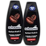 TOPDeal 2 er Pack Schauma Karbon Kraft 5 Shampoo 2 x 400 ml