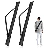 2 Stück Billard Queue Tasche, 32' Billard Stick Queuekoffer Tragbare Pool Cue Bag mit Verstellbarem Schultergurt, Tragetasche Snooker Sticks Billard Tasche für 1/2 Snooker Billard Stick Rod Storage