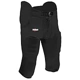 Schutt Sports Jugend All-in-One Poly Knit Fußball Hose, schwarz, Small