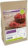 Vita2You Goji Beeren 1kg - Wolfsbeeren - Sonnengetrocknet - ungeschwefelt und ohne Zusätze - 1000g - Zippbeutel - Premium Qualität