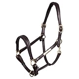 BR Premiere Lederhalfter, Farbe:braun, Groesse:Cob