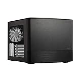 Fractal Design Node 804 - Black - Compact Computer Case - mATX - High Airflow - Modular Interior - 3X Fractal Design Silent R2 120mm Fans Included - Water-Cooling Ready - USB 3.0 -Window Side Panel