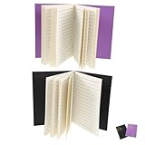 SEWACC 2 Stück Gelübdekarten für die Hochzeit Amtsbuch Ehegelübde bucht für Sie und Ihn Gelübde Bücher Seine und ihre Gelübdebücher Traubuch für die Trauung Brautbuch Papier